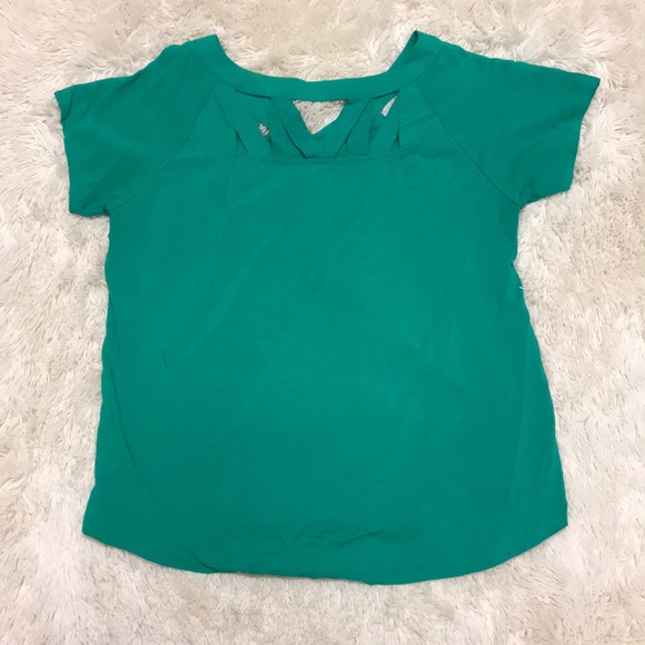 Forrest Green T-shirt Blouse - Picture 2 of 4